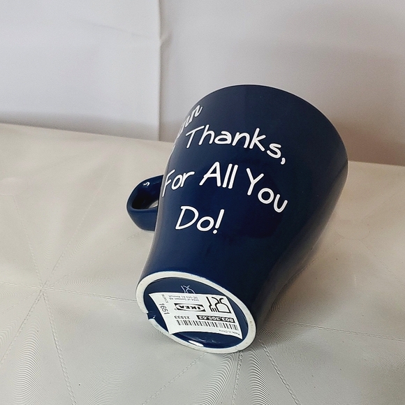 ๐ท5/$20๐ท Customized "Quinn Thanks For All You Do!" Navy Blue Mug/Cup - Picture 3 of 4